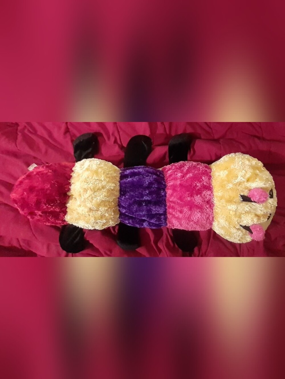 Dandee Plush Multicolor Caterpillar